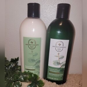 Bath & Body Works Aromatherapy Stress Relief Shampoo and Conditioner Set.
